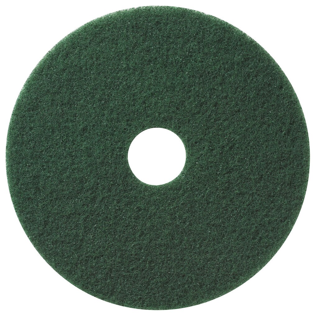 TASKI Americo Pad - Green 5x - 27" / 69 cm - Green - Scrub pad for deep wet scrubbing or light stripping