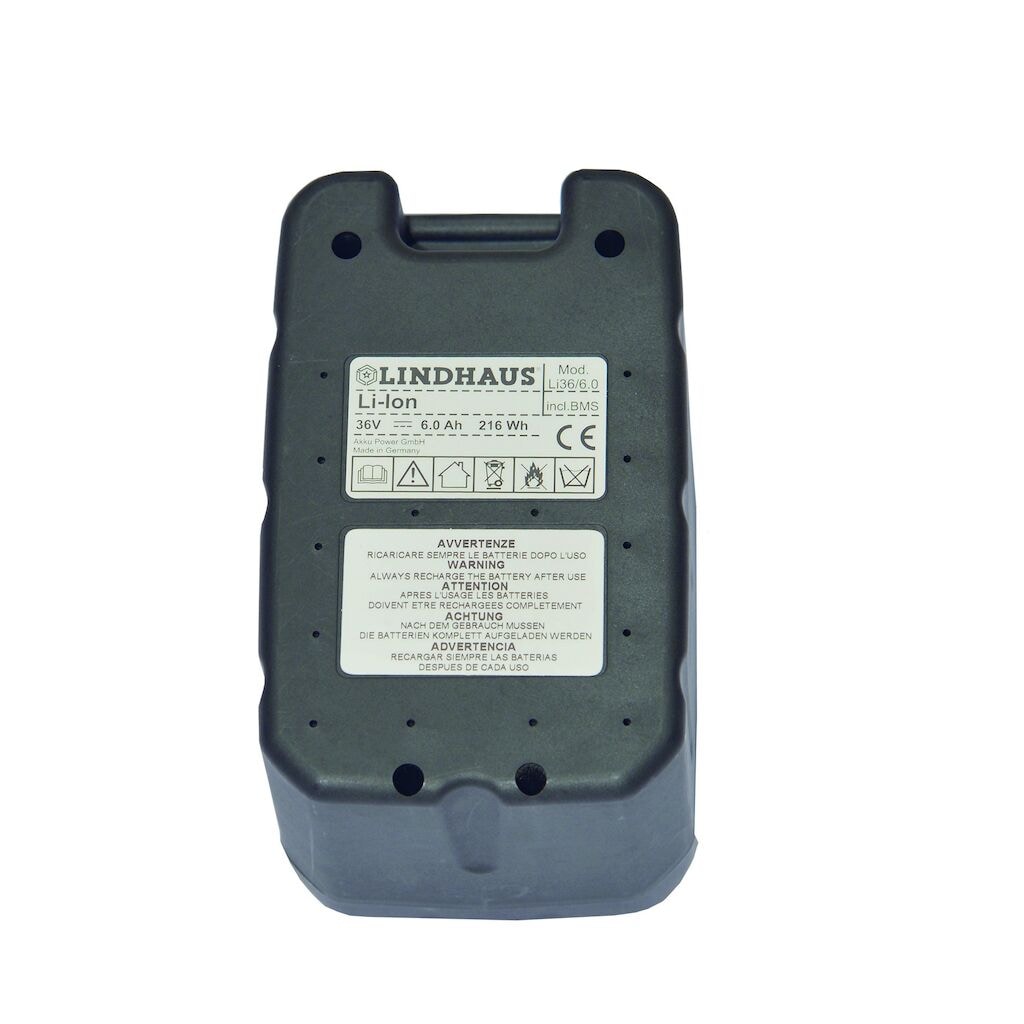 Li-Ion battery for TASKI machines 1x1pc - 36V / 6Ah - Li-Ion Battery, Operating voltage 36V, Capacity 6Ah, suitable for the swingo 150, TASKI Aero BP/BP Plus and TASKI Up