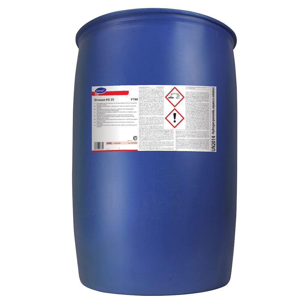 Divosan HS 35 VT68 1x200L - Disinfectant for aseptic spray technology