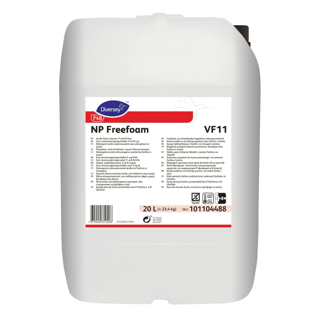 NP Freefoam VF11 1x20L - Acidic foam cleaner, P and N free