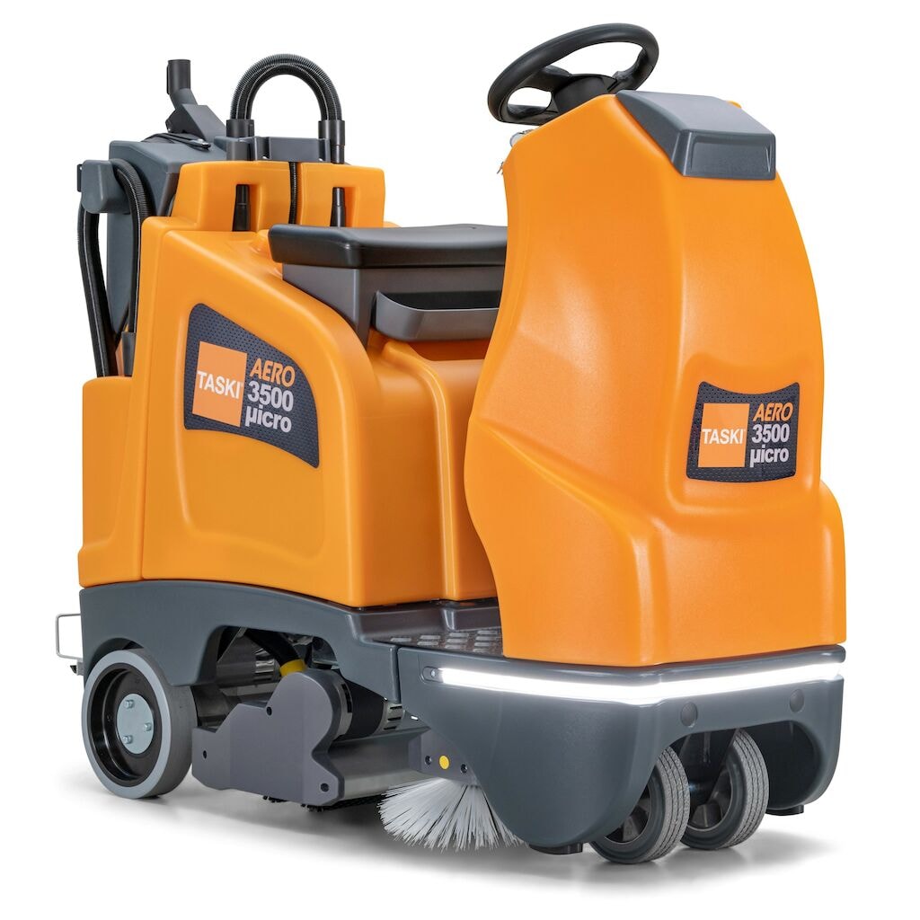 TASKI AERO 3500µicro 1x1pc - Multi-surface ride-on vacuum sweeper for hard floors and carpets