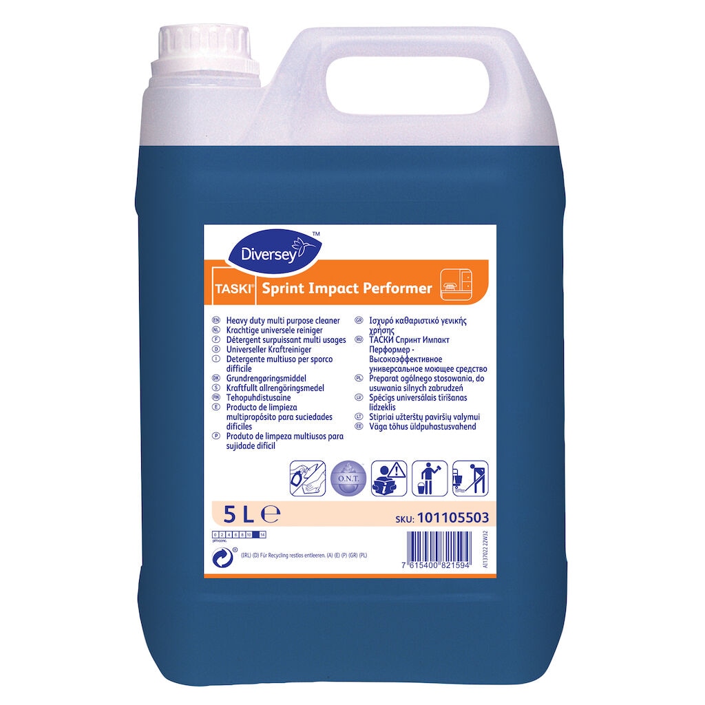 TASKI Sprint Impact Performer 2x5L - Heavy-duty multi purpose cleaner