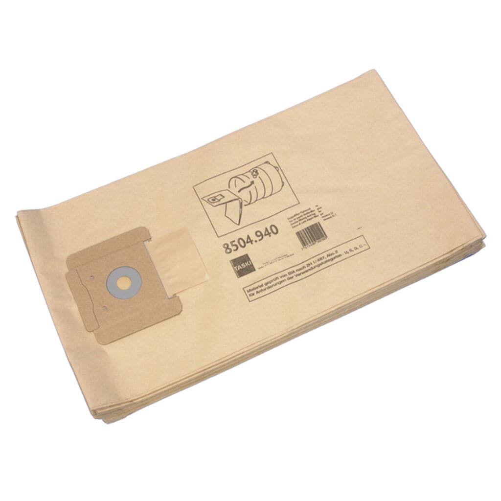 TASKI double filter paper dust bags 1x10pc - For TASKI vacumat 22