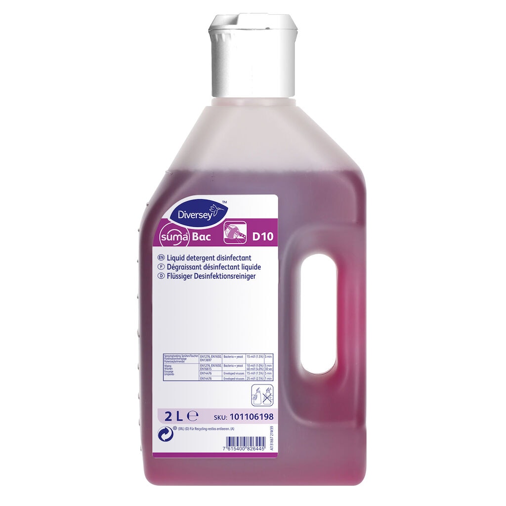 Suma Bac D10 6x2L - Detergent disinfectant