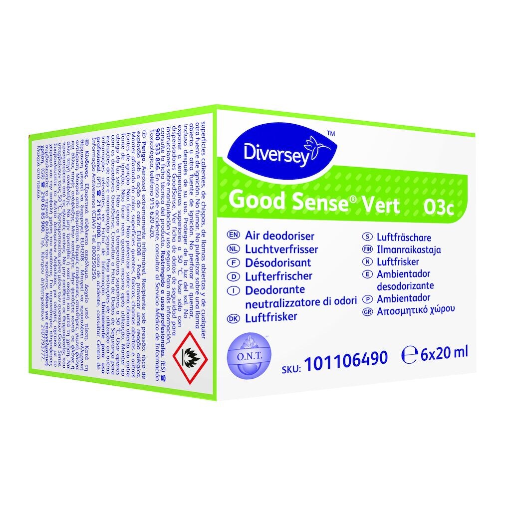 Good Sense Vert (refill cartridge) O1c 2x6x0.02L - Air freshener and odour neutraliser - continuous action