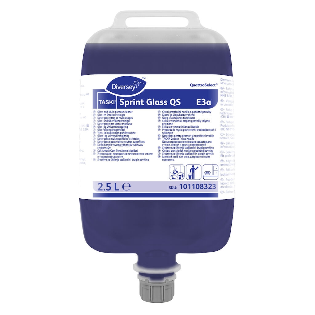 TASKI Sprint Glass QS E3a 2x2.5L - Glass and multi purpose cleaner in QuattroSelect®