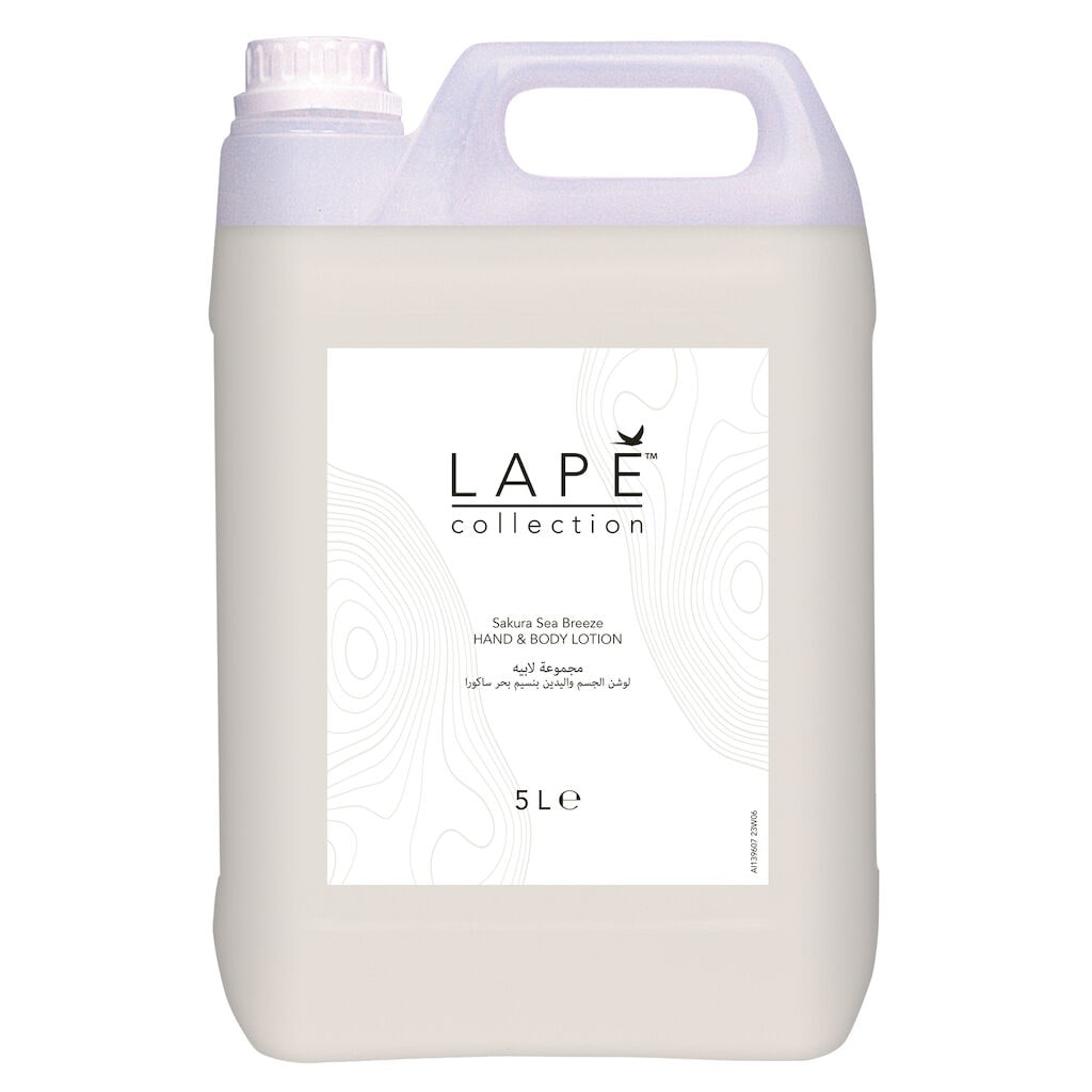 LAPĒ Collection Sakura Sea Breeze Hand & Body Lotion 2x5L - Fragranced, moisturising hand and body lotion