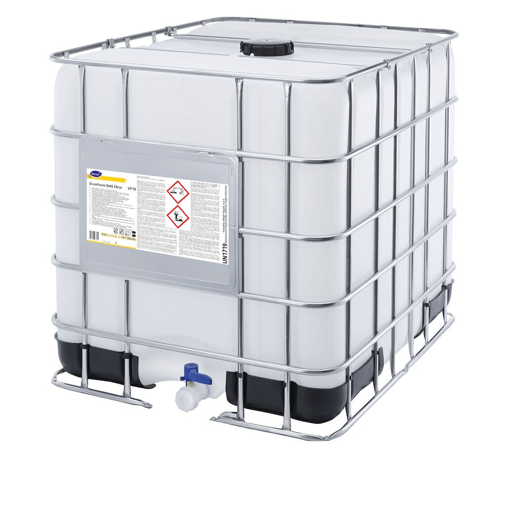 Diverfoam SMS Chlor VF18 1x950L - Chlorinated foam cleaner, soft metal safe, non-silicated