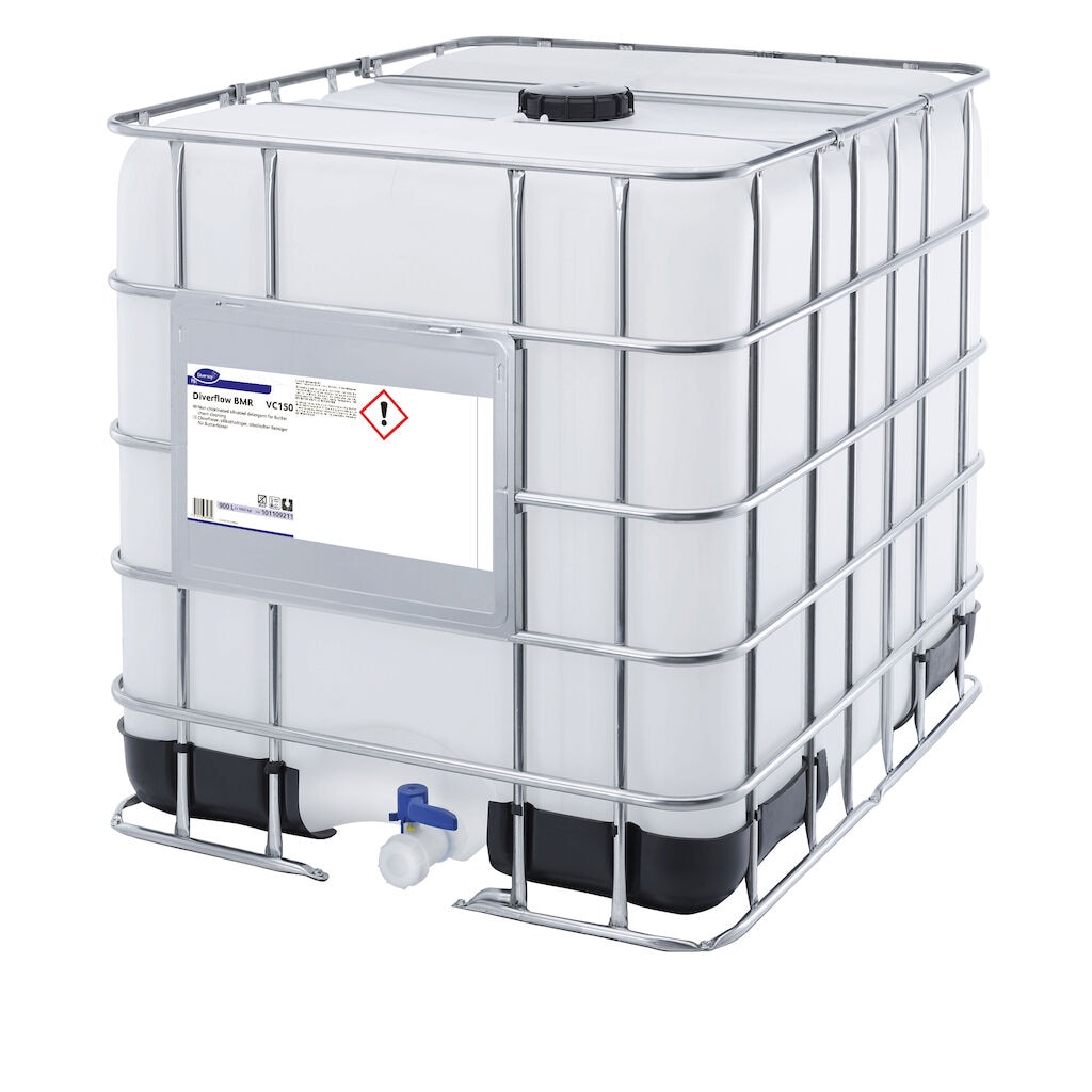 Diverflow BMR VC150 1x900L - Non chlorinated silicated detergent for butter churn cleaning