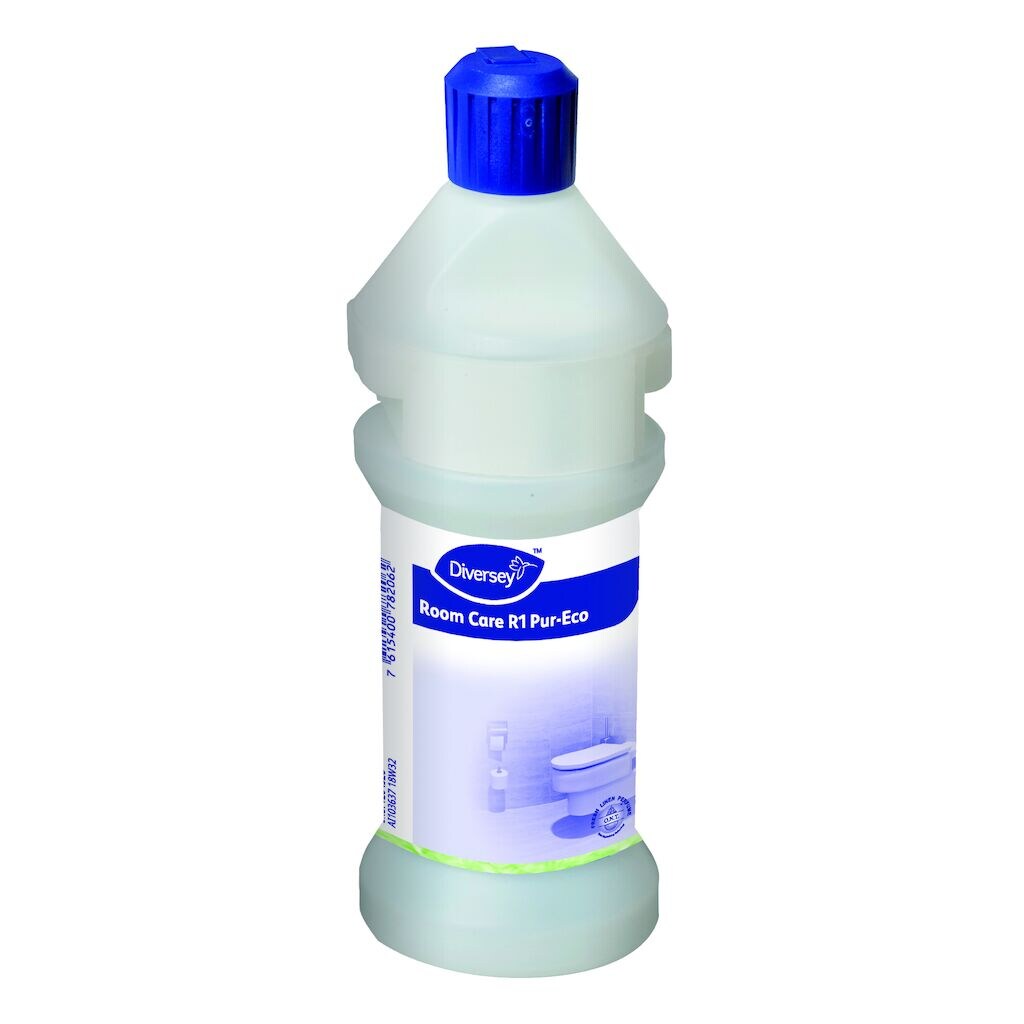 Room Care R1-plus Pur-Eco Empty Bottlekit - 300ml 6x1pc - Refill bottle 300 ml angled spout cap blue, empty for Room Care R1 Pur-Eco