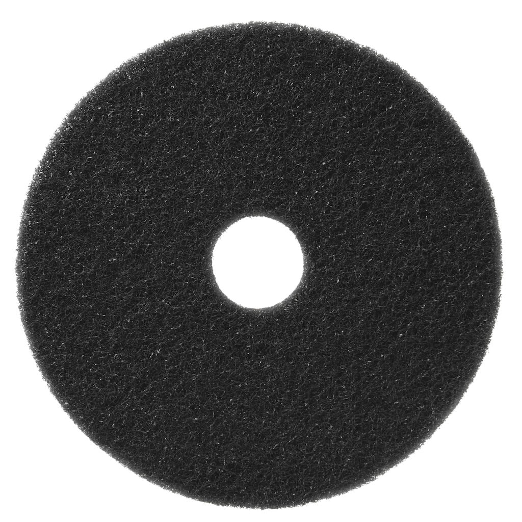 TASKI Americo Pad - Black 5x - 10" / 25 cm - Black - Very agressive stripping pad