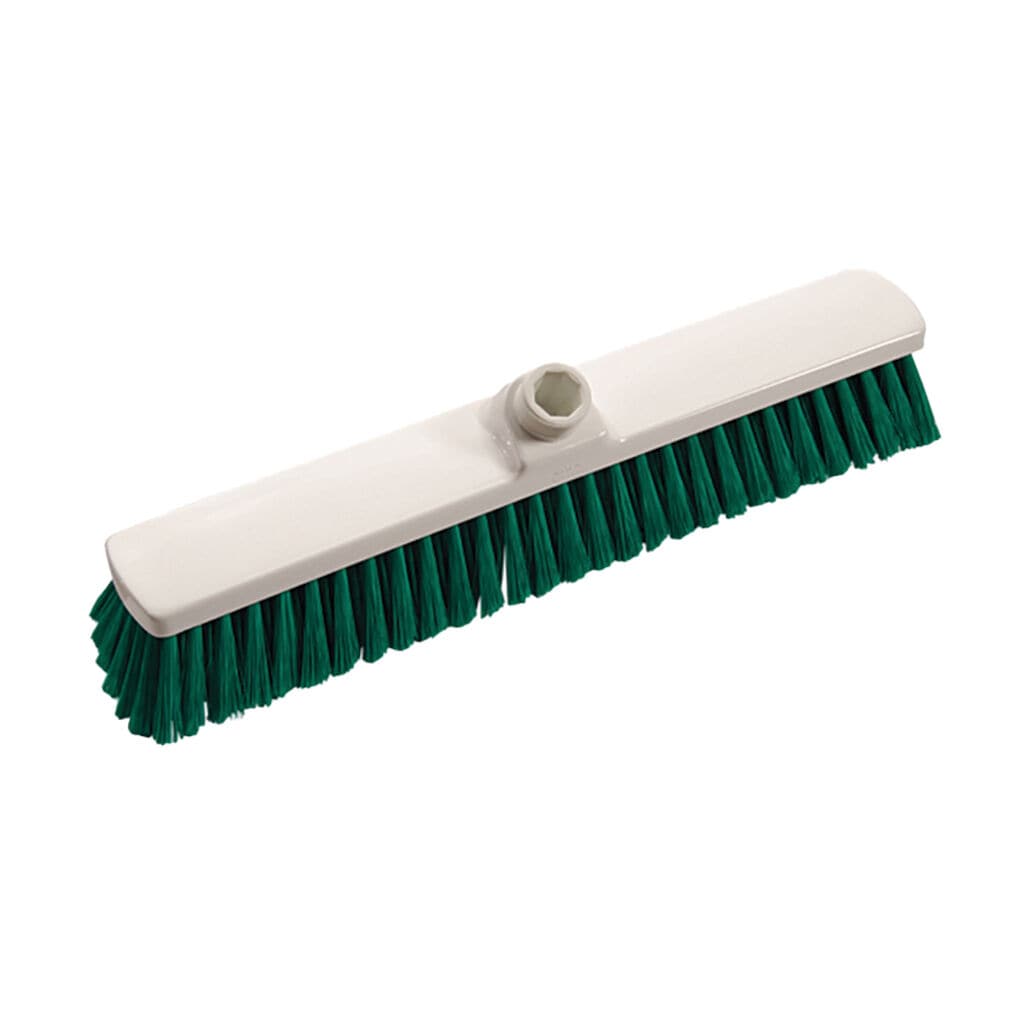Broom Soft 1x1pc - 40 cm - Green - Soft bristle broom