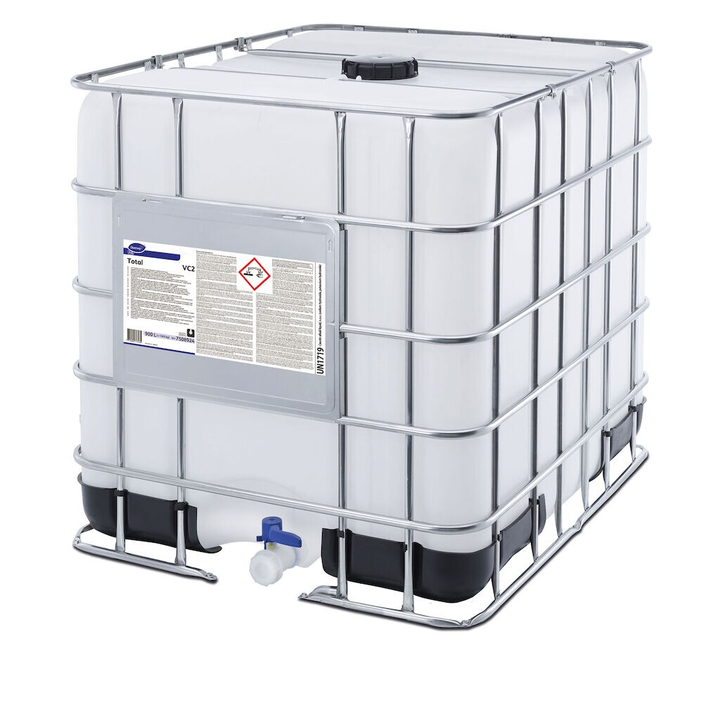 Total VC2 1x900L - Low freezing, low foam caustic detergent, medium hard water