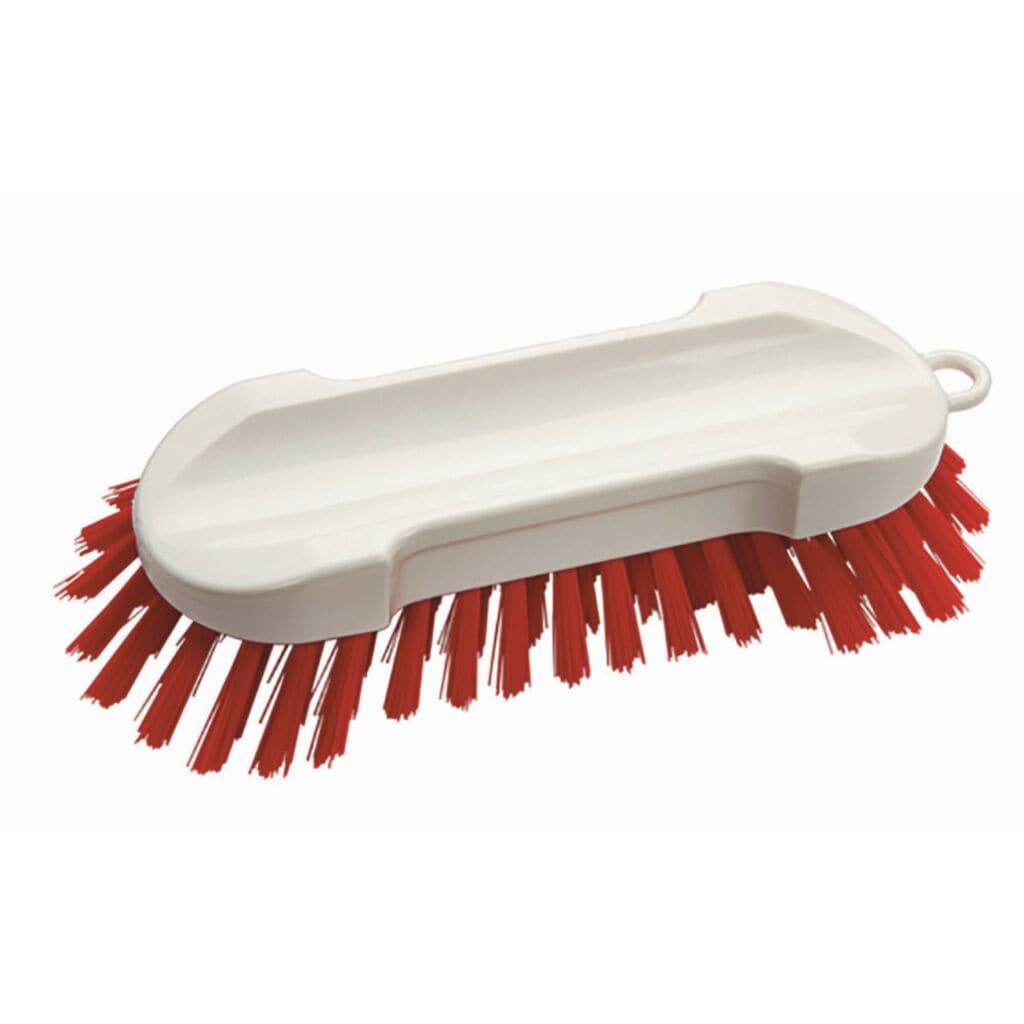 Hand Scrub Brush Hard 2x - 205 x 65 x 55 mm - Red