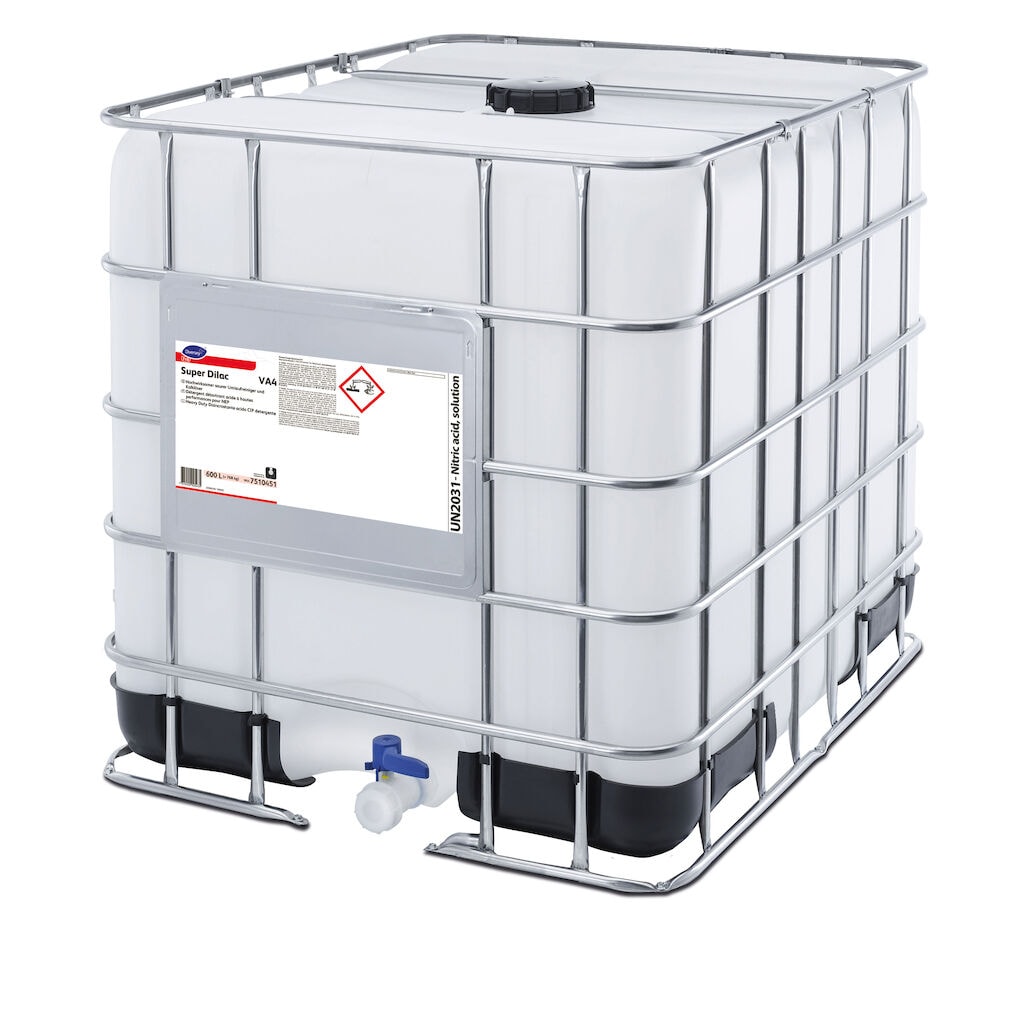 Super Dilac VA4 1x600L - Heavy duty acidic CIP detergent descaler