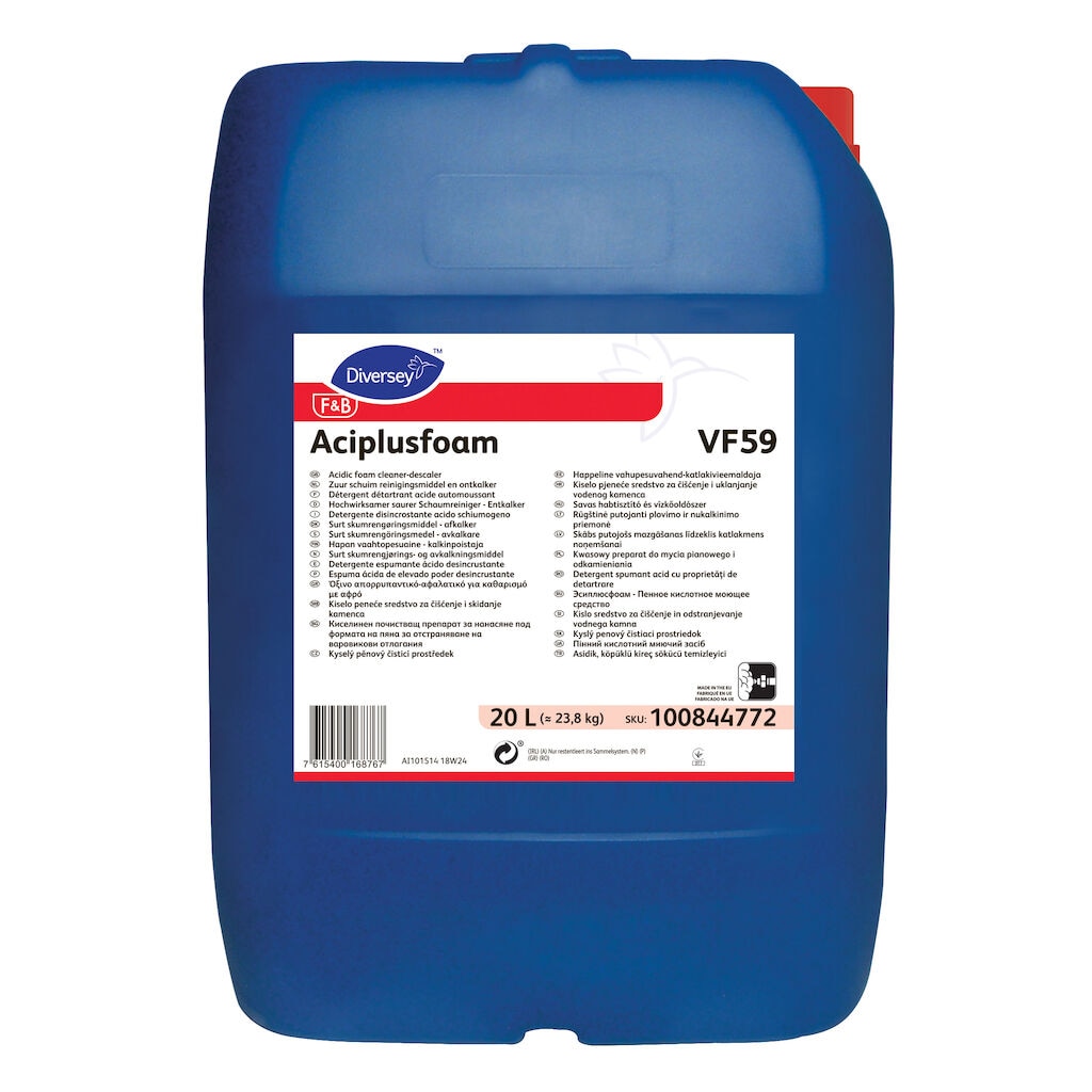 Aciplusfoam VF59 1x20L - Acidic foam cleaner-descaler