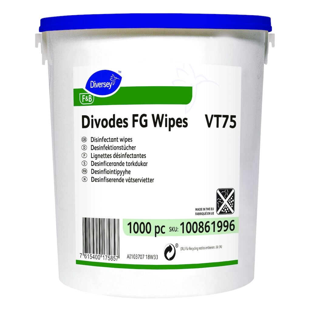 Divodes FG Wipes VT75 1000x - Disinfectant wipes