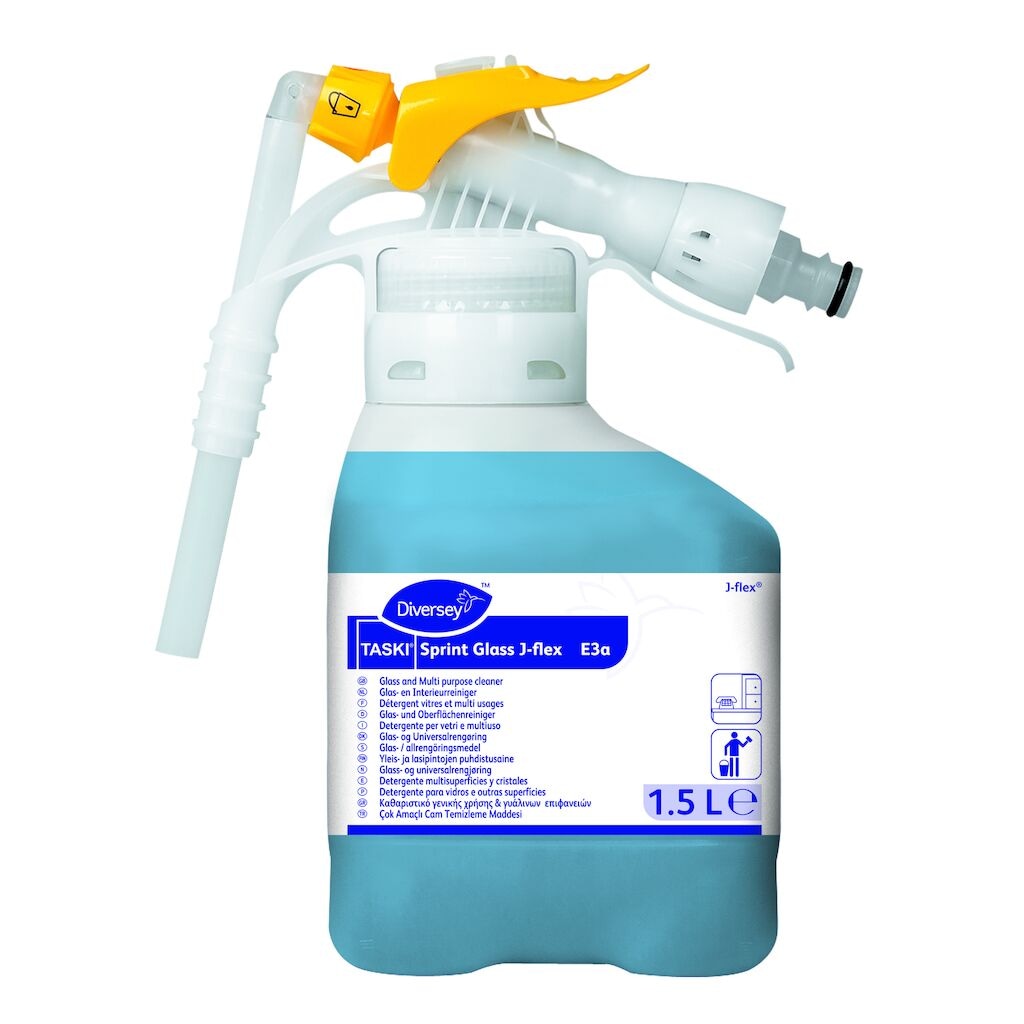 TASKI Sprint Glass J-flex E3a 1x1.5L - Glass and multi purpose cleaner in J-flex®