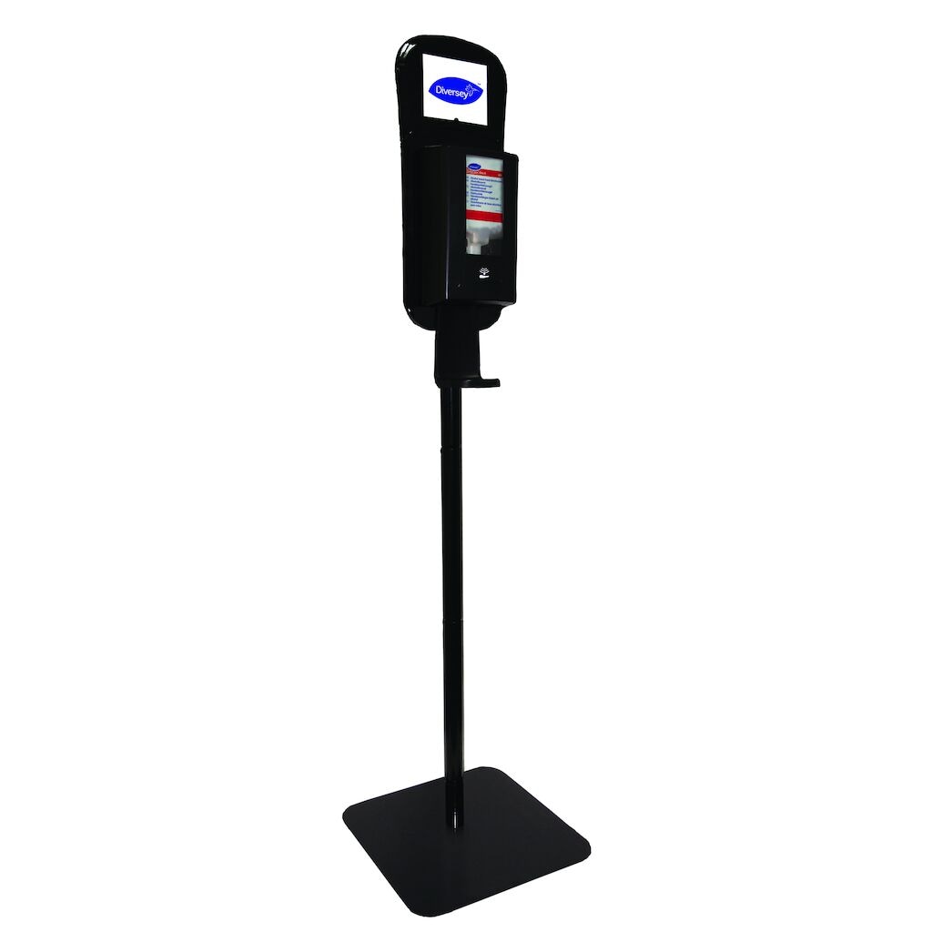IntelliCare Floorstand 1x1ea - Black - The IntelliCare Floor Stand is an accessory for the IntelliCare Hybrid dispenser