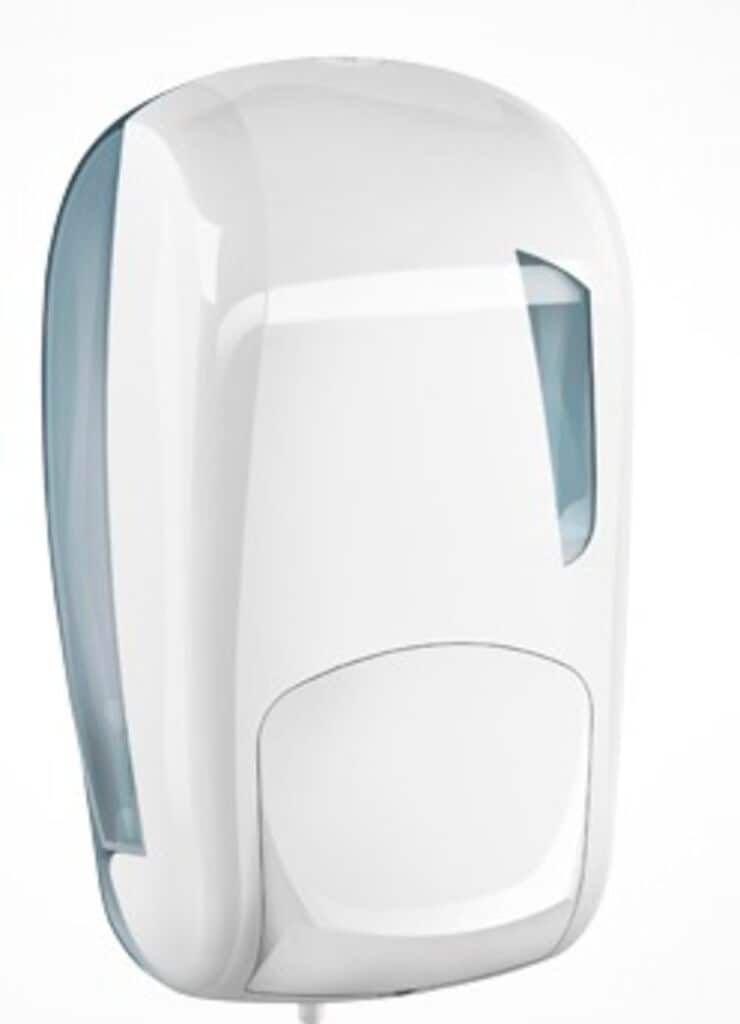 Soft Care L 1000 Refillable Dispenser Black 1x1pc - White - Refillable manual bulk dispenser