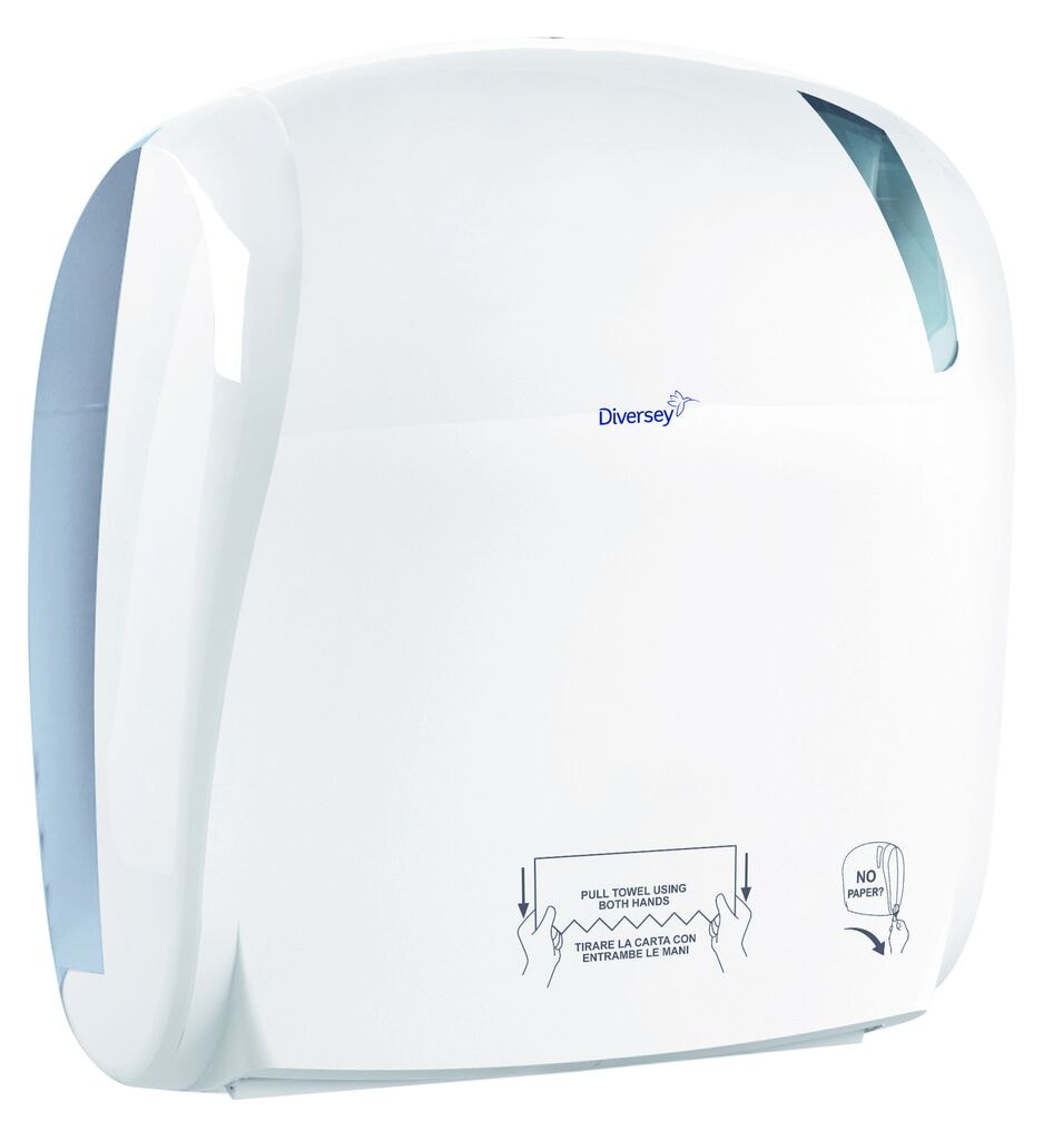 Diversey Automatic Cut Towel Dispenser White 1x1pc - 37.1 x 33 x 22.1 cm - White