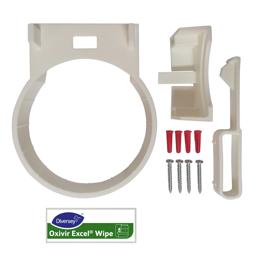 Wipes Holder Lockable Wall Mount 1x1pc