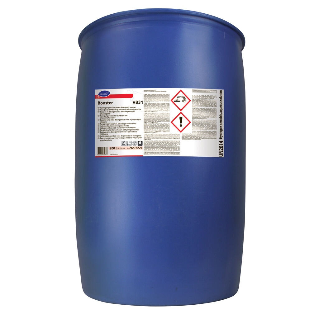 Booster VB31 1x200L - Hydrogen peroxide based detergency Booster