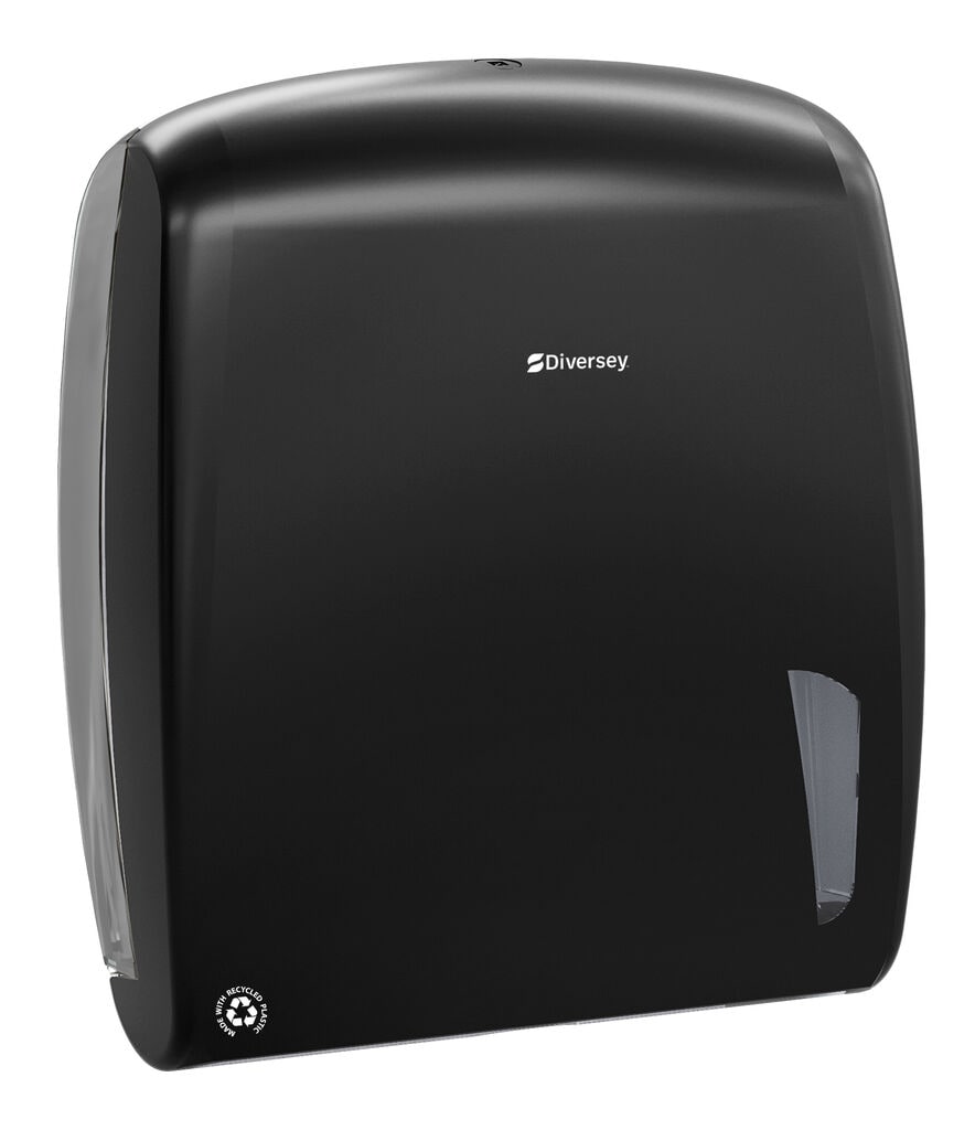 Z-Fold Hand Towel Dispenser Black PCR 1x1pc