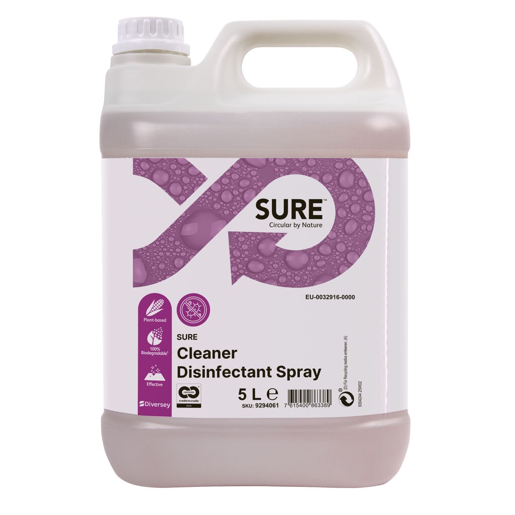 SURE Cleaner Disinfectant Spray 2x5L - Ready to use cleaner disinfectant